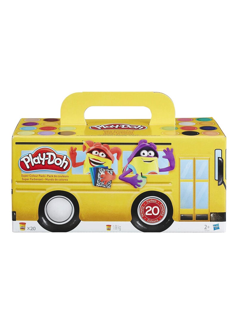 Play-Doh 20-Piece Super Color Pack A7924EU60  - Image 1