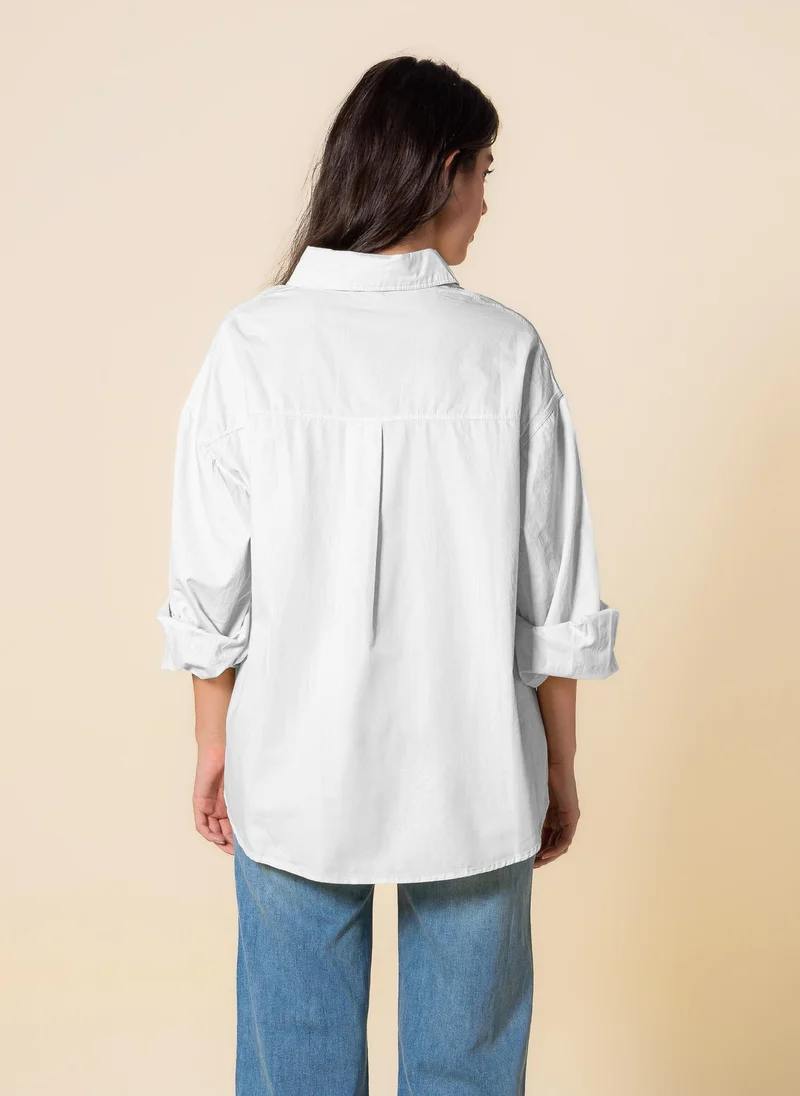 شايبس قميص قطني مفصل