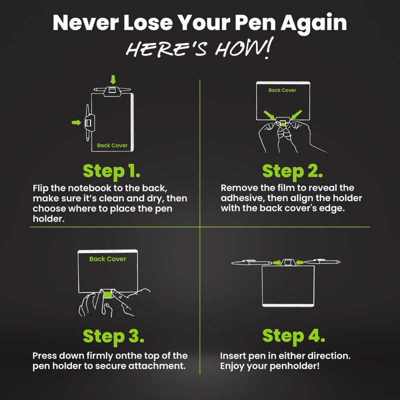 Rocketbook Accessory Kit â€“ Complete Set with 2 FriXion Gel Pens, Spray Bottle, Microfiber Cloth & Pen Dock â€“ Compatible with Rocketbook Notebooks & Planners for Effortless Organization Daily - Image 4