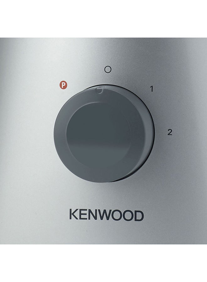 KENWOOD Food Processor Multi-Functional With 2 Stainless Steel Disks, Blender, Whisk, Dough Maker, Citrus Juicer 2.1 L 800 W FDP304 Silver/Clear - Image 5