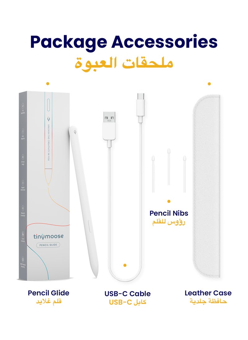TinyMoose Pencil Glide Stylus Pen – Pen for Samsung Galaxy Tab S7, S8, S9 & EMR Tablets  - Image 2