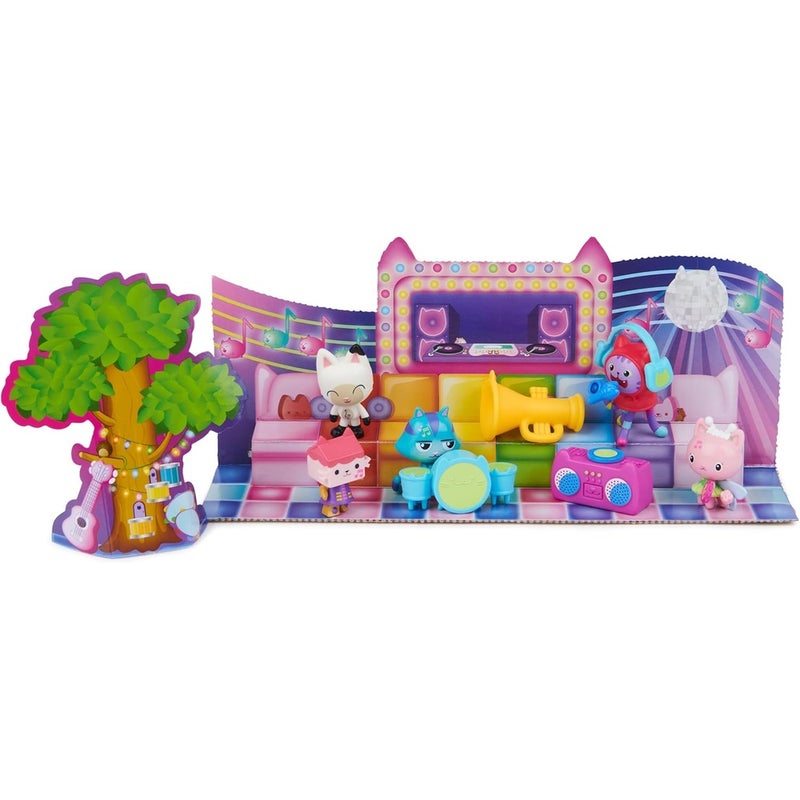 Spin Master - Gabby's Dollhouse Groove with Gabby and Friends Musical Figure Set 14-Pieces - 6069443 - Image 3