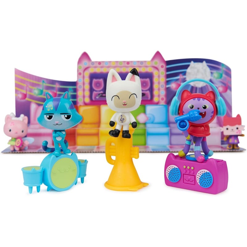 Spin Master - Gabby's Dollhouse Groove with Gabby and Friends Musical Figure Set 14-Pieces - 6069443 - Image 4