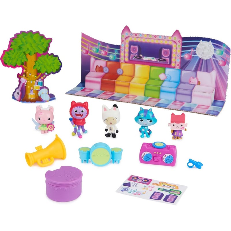 Spin Master - Gabby's Dollhouse Groove with Gabby and Friends Musical Figure Set 14-Pieces - 6069443 - Image 2