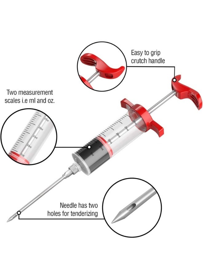 Generic Meat Marinade Flavor Injector Syringe Seasoning Sauce Cooking Meat Poultry Turkey Chicken BBQ Tools  - Image 3