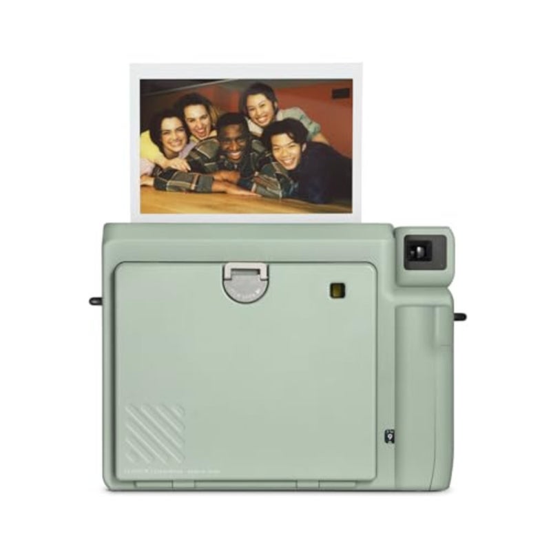 WIDE 400 instant camera, 1 unit, instant photography enthusiasts, plastic body with metal trim, automatic exposure and flash control, green, includes tripod socket - Image 3
