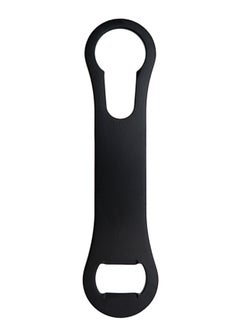 BarPros BarPros Black Matte Powder Coated Stainless Steel V-Rod Bottle Opener with Cork Remover  - Image 2