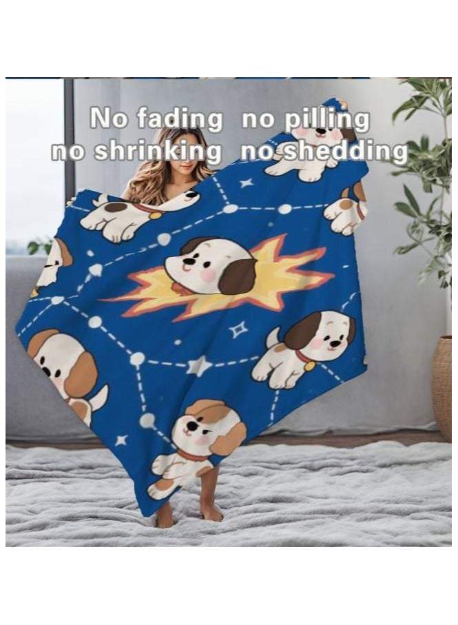 عام بطانية رقيقة من الفانيلا الكرتونية للأطفال أو الطلاب (دافئة ومريحة ومناسبة للنوم والألعاب) 100 سم * 150 سم - 33 - Image 1