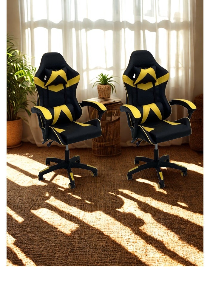 SMART HOME High Back Gaming Chair, Premium Computer Chair with Ergonomic Design, Adjustable Swivel, Headrest and Lumbar Support, Perfect for Office, Computer and Gaming  - Image 5