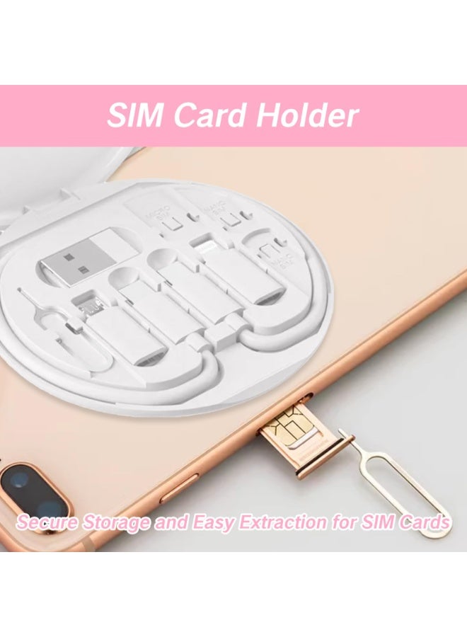 NIBEMINENT Multifunctional Data Cable Storage Box Adaptor for USB-C and Micro-USB Devices Universal Data Transfer Cable  - Image 3