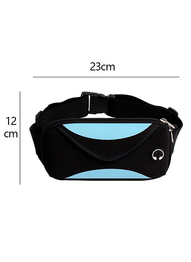 Ant Large Capacity Running Waist Pack, Water Resistant Waist Bag with Headphones Hole, Gym Fitness Waist Pack for Walking Workout Jogging Hiking  - Image 2