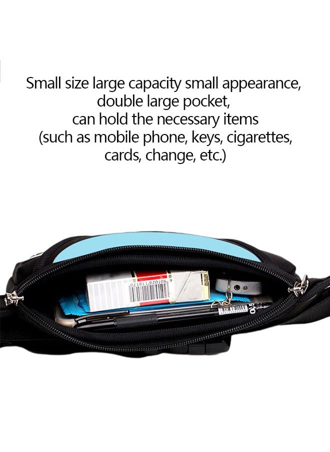 Ant Large Capacity Running Waist Pack, Water Resistant Waist Bag with Headphones Hole, Gym Fitness Waist Pack for Walking Workout Jogging Hiking  - Image 4