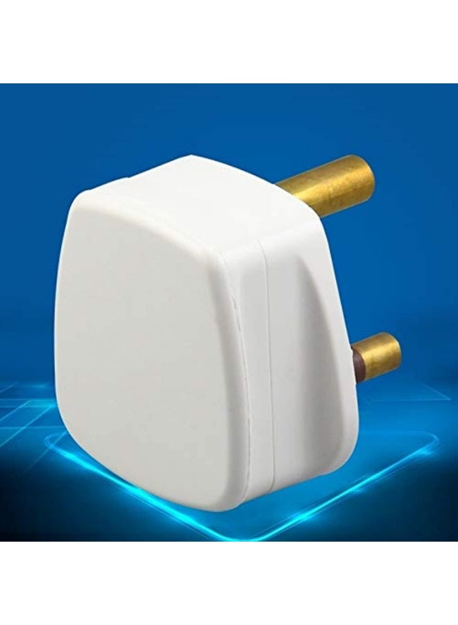 أسطوانة كهربائية ثلاثية الأطراف بدون علامة تجارية، 15 أمبير، قابس بريطاني - Image 3