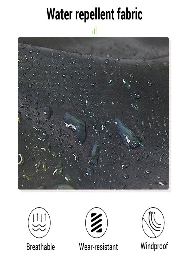 WOSAWE Rainbow Reflective Jacket for Men and Women Windproof Water Repellent - Image 3
