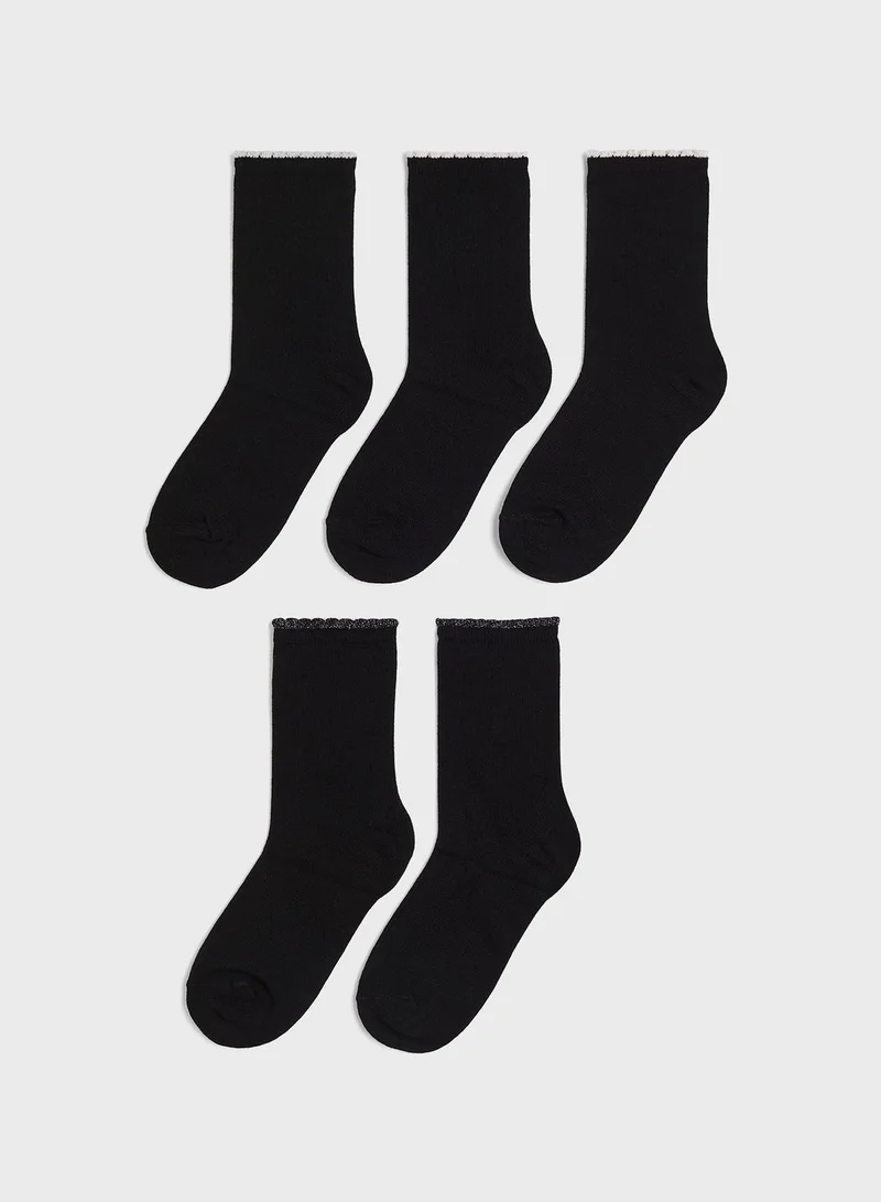 H&M 5 Pack High Knee Socks