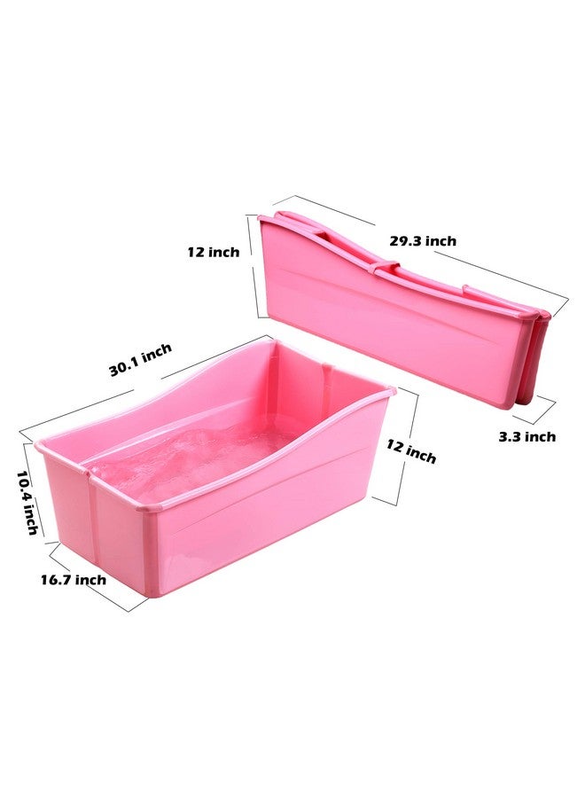 جانين حوض استحمام محمول للأطفال من جانين (وردي) - Image 4