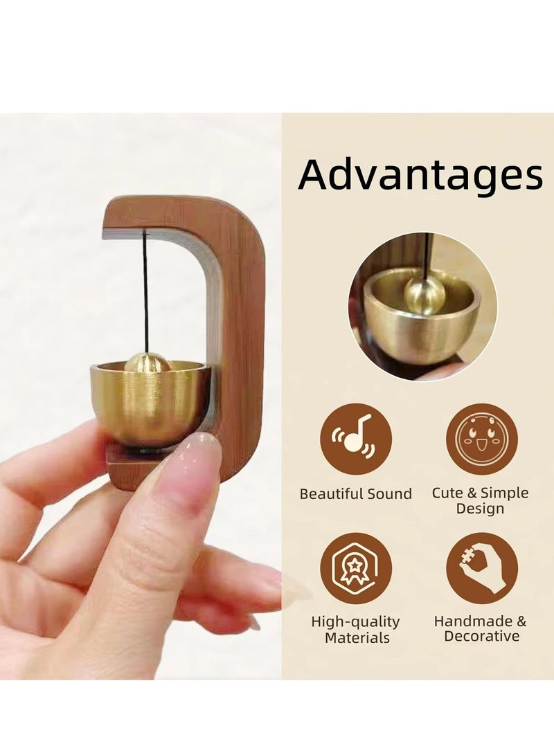 Oasisgalore Shopkeepers Bell for Door Opening, Compact Wooden Doorbell with Easy Install Tape, Ideal for Shops & Homes.  - Image 5
