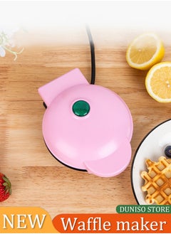 DUNISO Mini Waffle Maker, Portable Electric Pancake Maker, Double Sided Heating Non Stick Board, Quick Heat Up,Suitable For Baking, Breakfast, Snacks, Kitchen, 350W  - Image 1