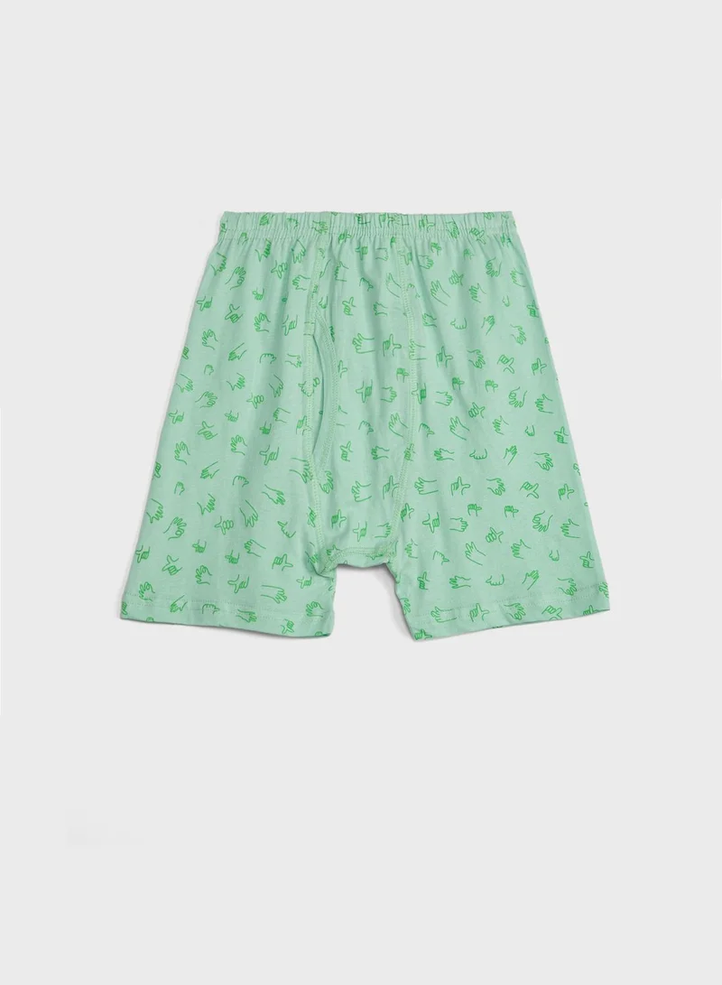 Pinata Pack Of 5 Printed Boys Boxer