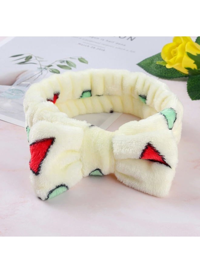 LAXIZAR 10 PCS Bow Headbands Shower Spa Headbands Headwraps for Women Washing Face Hair Band - Image 5