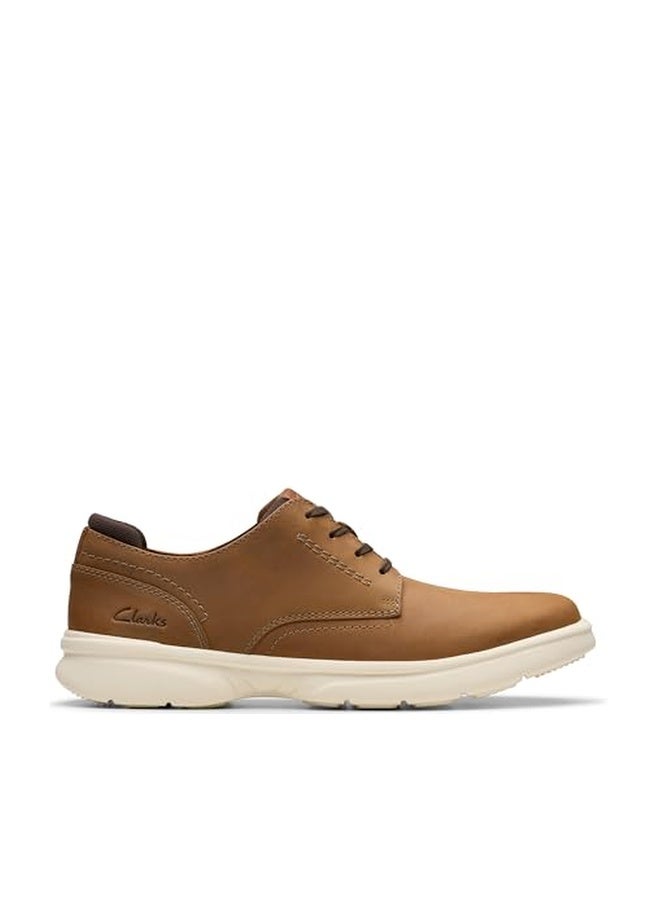 Clarks Collection Men's Bradley Plain Oxford, Light Brown Leather, 10 Medium US - Image 1