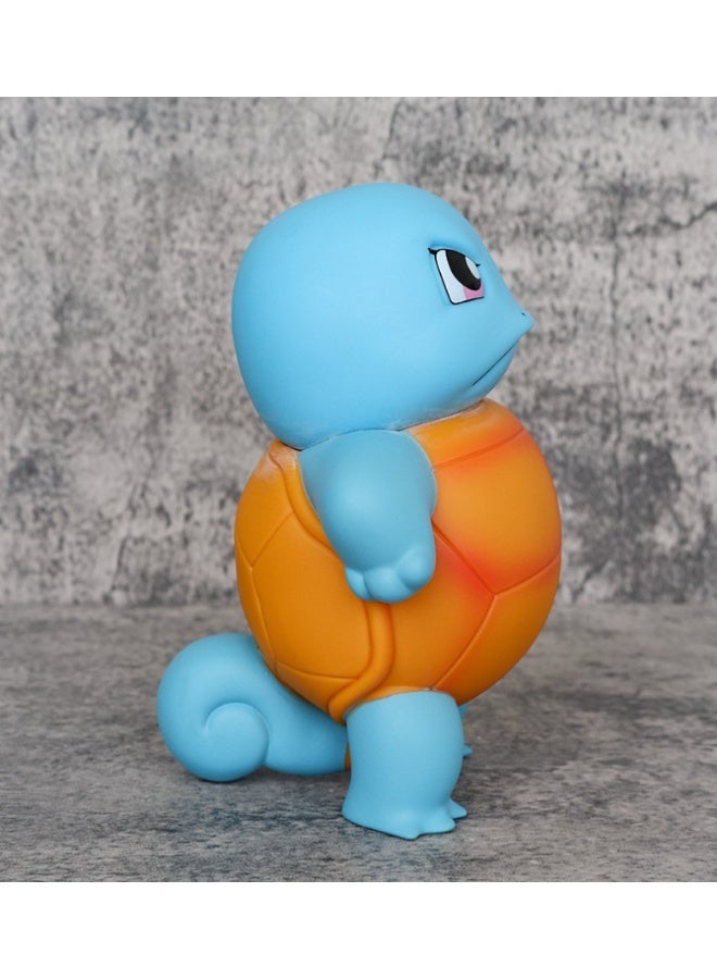 هالامودو فخور السلاحف شكل الفينيل دمية لعبة كبيرة سطح المكتب زينة عيد ميلاد كعكة ديكور هدية إبداعية 16 سم - Image 3