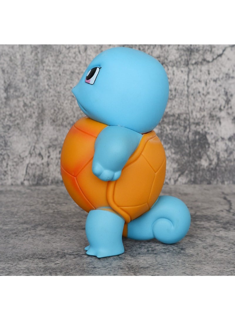 هالامودو فخور السلاحف شكل الفينيل دمية لعبة كبيرة سطح المكتب زينة عيد ميلاد كعكة ديكور هدية إبداعية 16 سم - Image 4