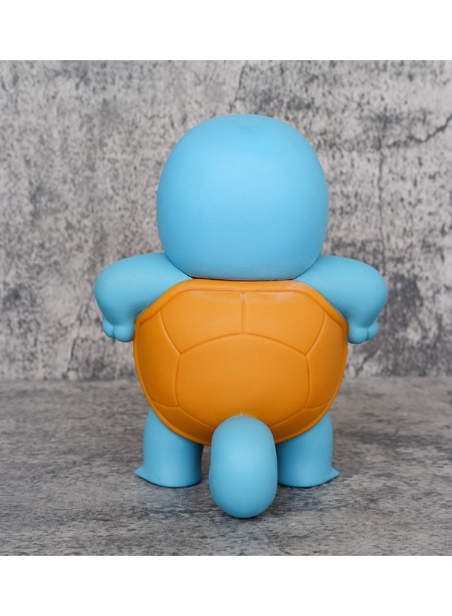 هالامودو فخور السلاحف شكل الفينيل دمية لعبة كبيرة سطح المكتب زينة عيد ميلاد كعكة ديكور هدية إبداعية 16 سم - Image 5