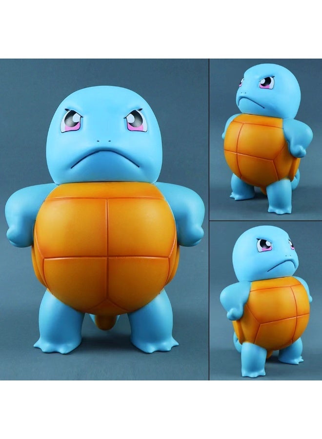 Halamodo Proud Turtle Figure Vinyl Doll Toy, Action Figure Collectible Model, Decoration For Bedroom, Living Room, Desk, And Office, Large Desktop Ornament Birthday Cake Decor Creative Gift, 16 cm - Image 2