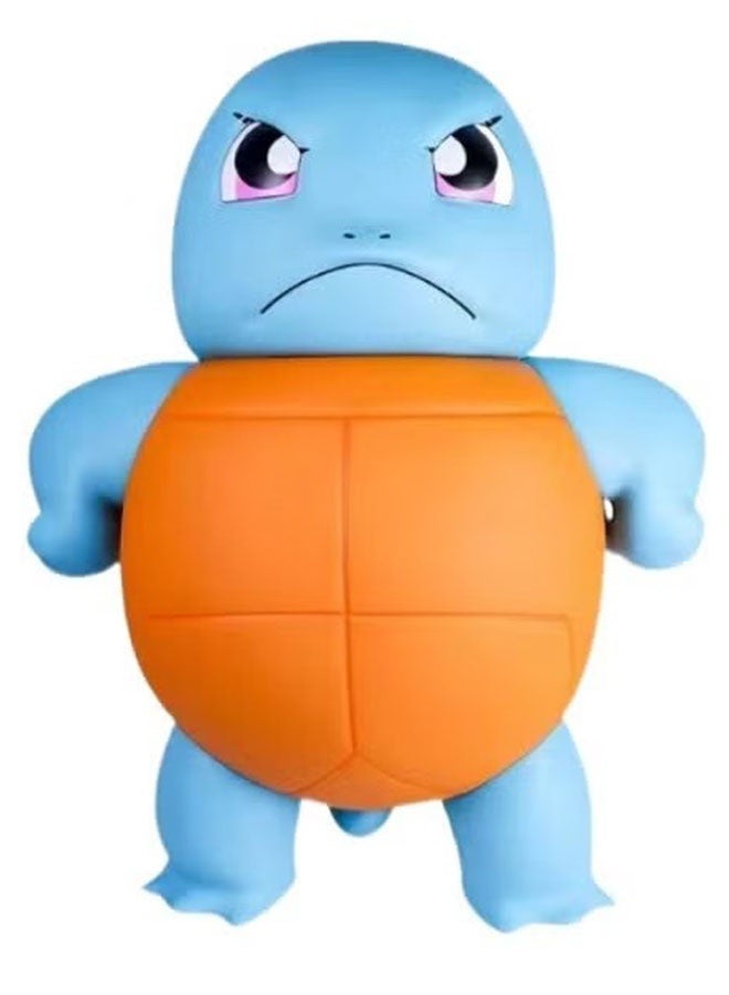 Halamodo Proud Turtle Figure Vinyl Doll Toy, Action Figure Collectible Model, Decoration For Bedroom, Living Room, Desk, And Office, Large Desktop Ornament Birthday Cake Decor Creative Gift, 16 cm - Image 1