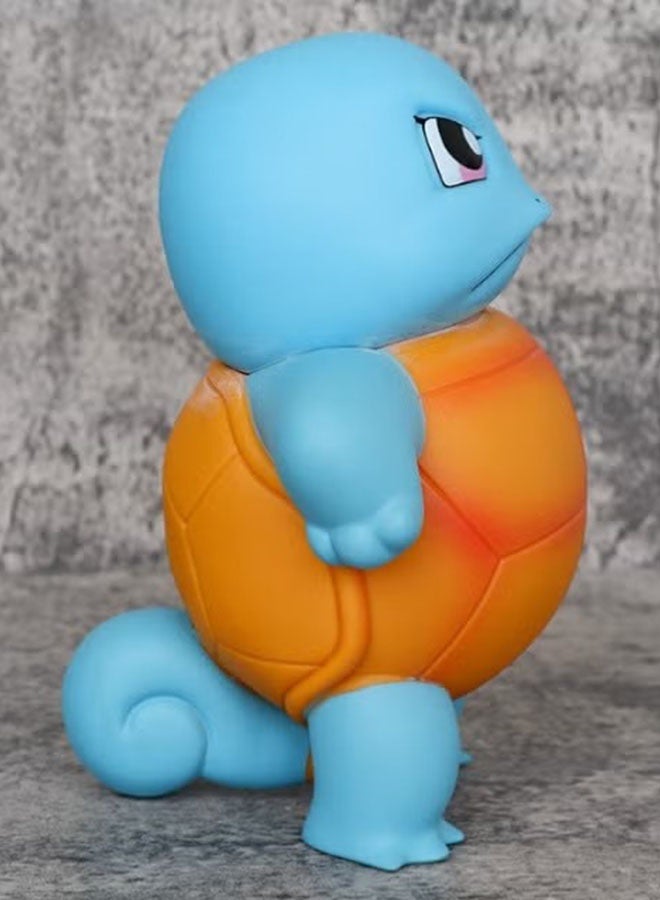 Halamodo Proud Turtle Figure Vinyl Doll Toy, Action Figure Collectible Model, Decoration For Bedroom, Living Room, Desk, And Office, Large Desktop Ornament Birthday Cake Decor Creative Gift, 16 cm - Image 3