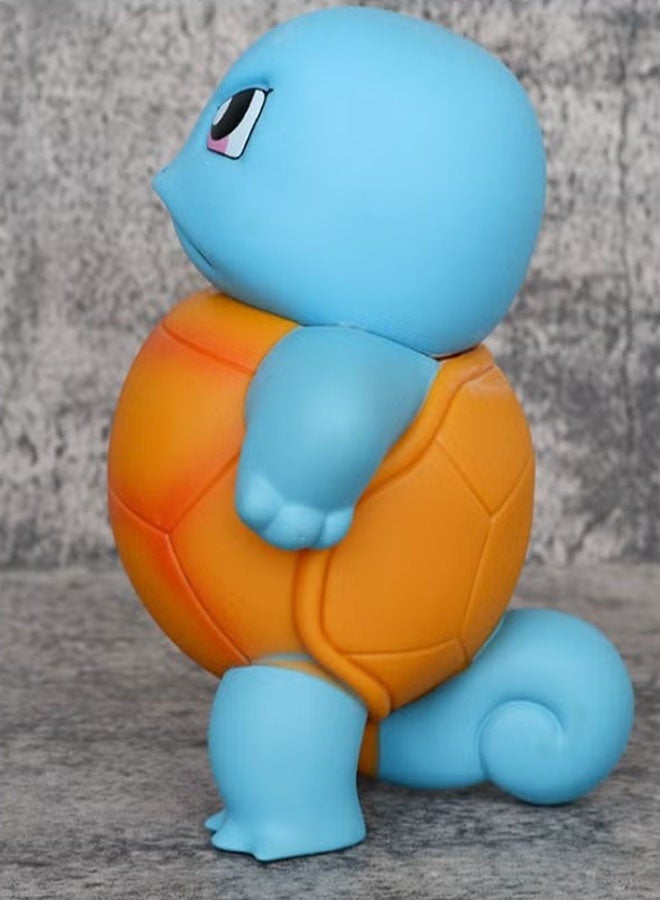 Halamodo Proud Turtle Figure Vinyl Doll Toy, Action Figure Collectible Model, Decoration For Bedroom, Living Room, Desk, And Office, Large Desktop Ornament Birthday Cake Decor Creative Gift, 16 cm - Image 4