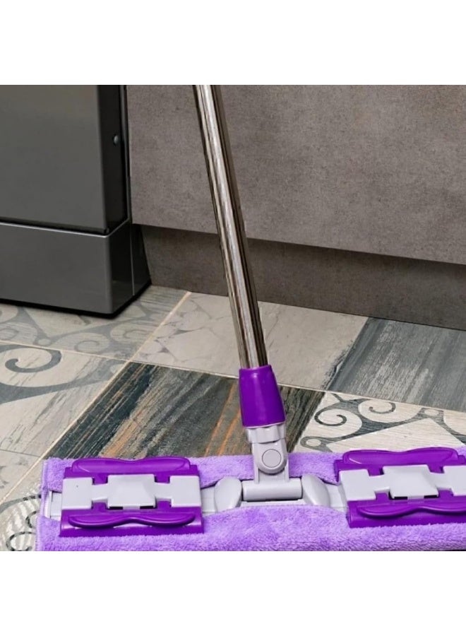 Multipurpose Microfiber Cleaning Mop for Wall Tile, Hardwood Floors & Parquet with Replacement Pad - Image 1