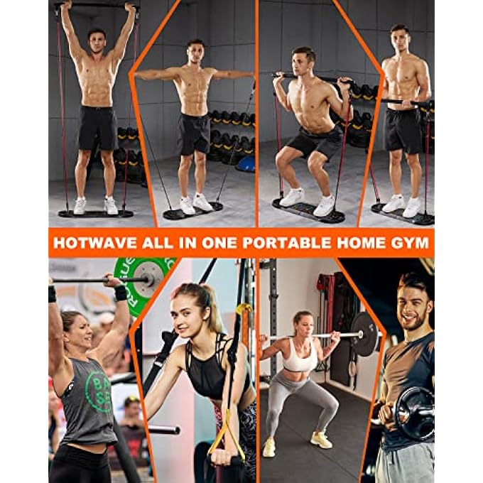 Hot Wave Push Up Board Fitness, Portable Foldable 20 In 1 Push Up Bar At Home Gym, Pushup Handles For Floor. Professional Strength Training Equipment For Man And Women,Patent Pending - Image 3