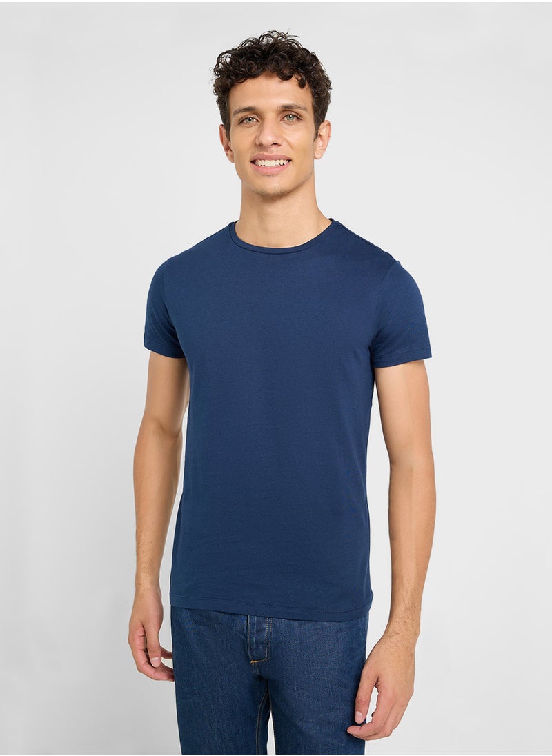 trendyol - 3 Pack Essential Crew Neck T-Shirt - Image 1
