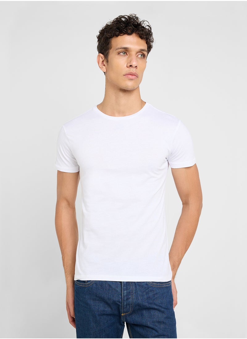 trendyol - 3 Pack Essential Crew Neck T-Shirt - Image 1