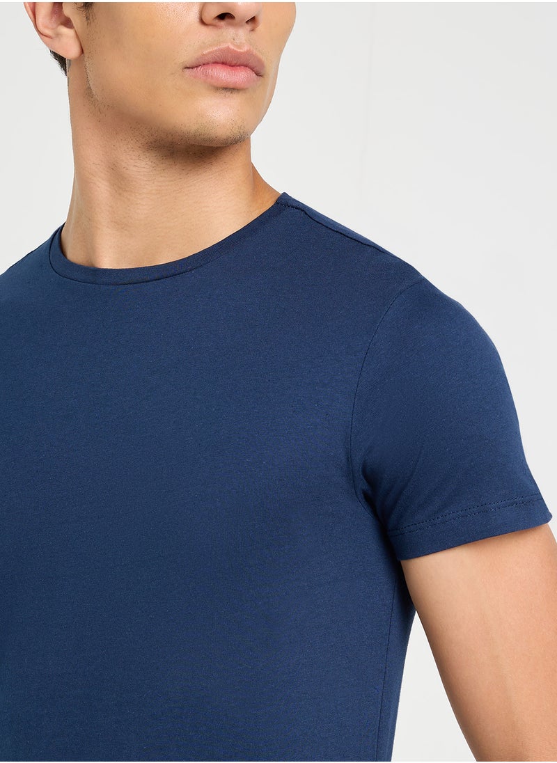 trendyol - 3 Pack Essential Crew Neck T-Shirt - Image 1