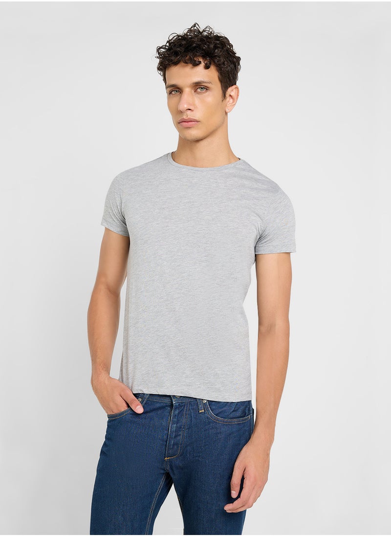 trendyol - 3 Pack Essential Crew Neck T-Shirt - Image 1