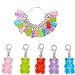 SUNNYCLUE 1 Box 30Pcs Stitch Markers Knitting Bear Stitch Marker Charms Knitting Markers Charm Cute Leverback Locking Stitch Marker for Knitting Weaving Sewing Needleworks Women DIY Crafts Gift - Image 2