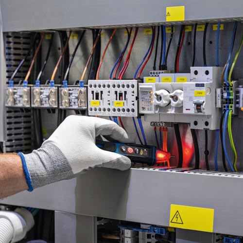 BOSCH GVD 1000-17 Voltage Tester | Dual Range 24–1000V & 90–1000V AC | IP67 Rated | LED, Sound and Vibration Alerts | Flashlight | TPE Grip | CAT IV 1000V | Auto Self-Test | No Contact Needed - Image 3