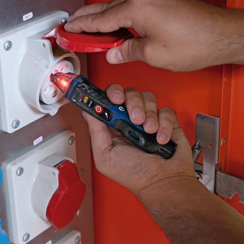BOSCH GVD 1000-17 Voltage Tester | Dual Range 24–1000V & 90–1000V AC | IP67 Rated | LED, Sound and Vibration Alerts | Flashlight | TPE Grip | CAT IV 1000V | Auto Self-Test | No Contact Needed - Image 4