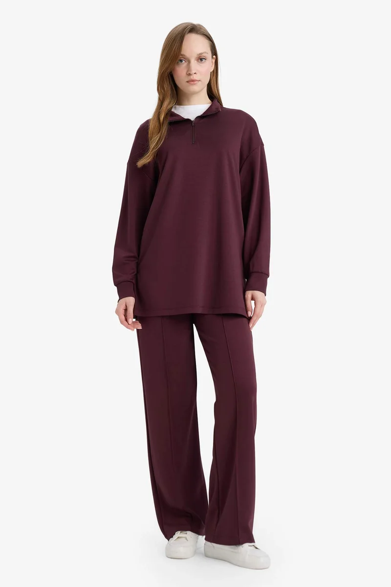 ديفاكتو Regular Fit Elastic Waist Sweatpants