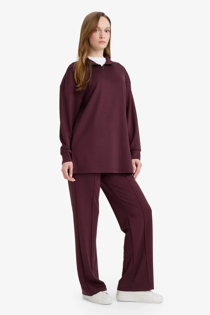 ديفاكتو Regular Fit Elastic Waist Sweatpants