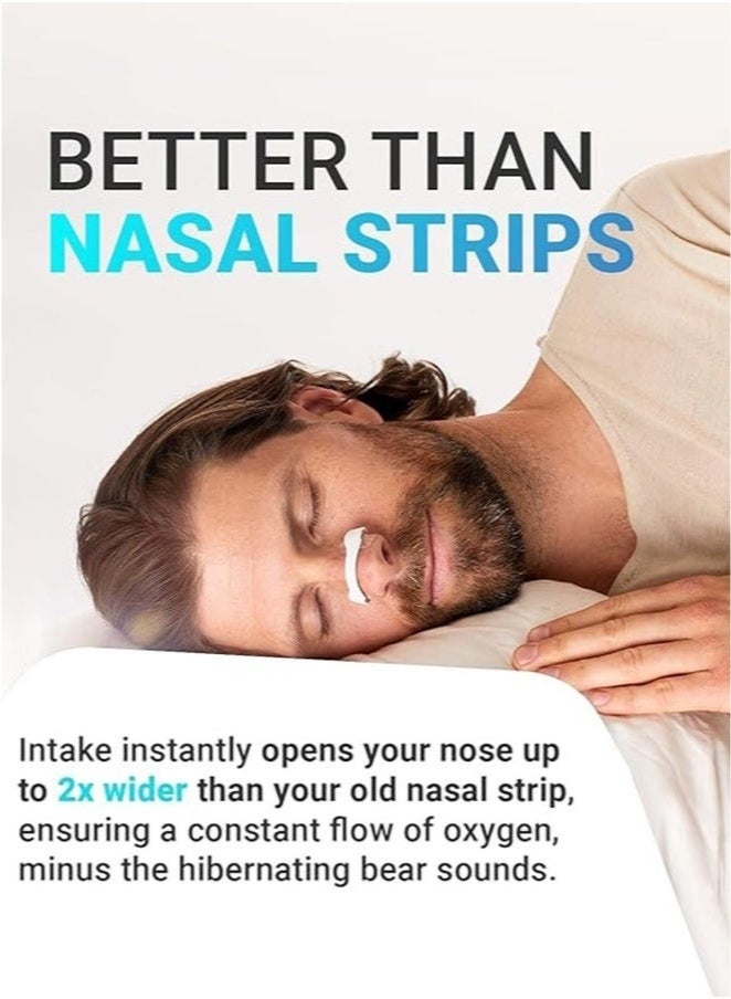 SahlTech White Anti-Snore Nasal Strips (45 Pairs) - Magnetic Breathing Support for Enhanced Airflow, Snoring Relief & Improved Sleep | Skin-Friendly, Sweat-Proof Comfort - Image 5