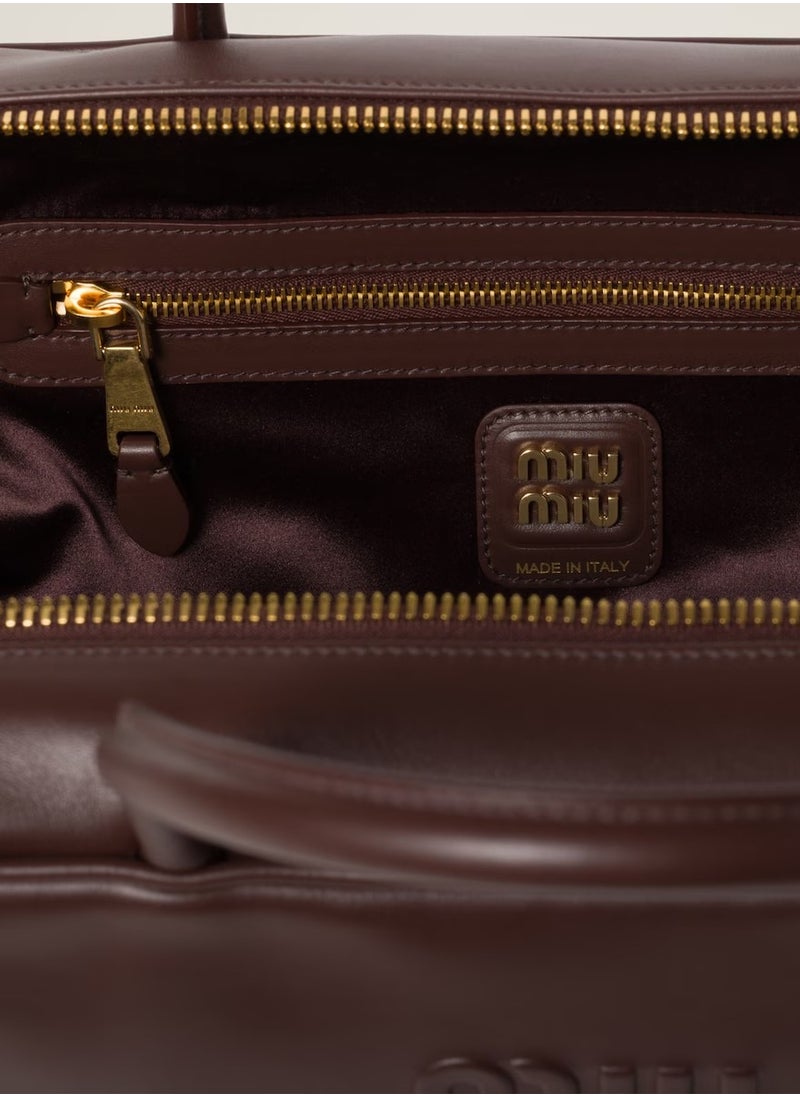Miu Miu miu Leather Beau Bag Shoulder Crossbody  - Image 4