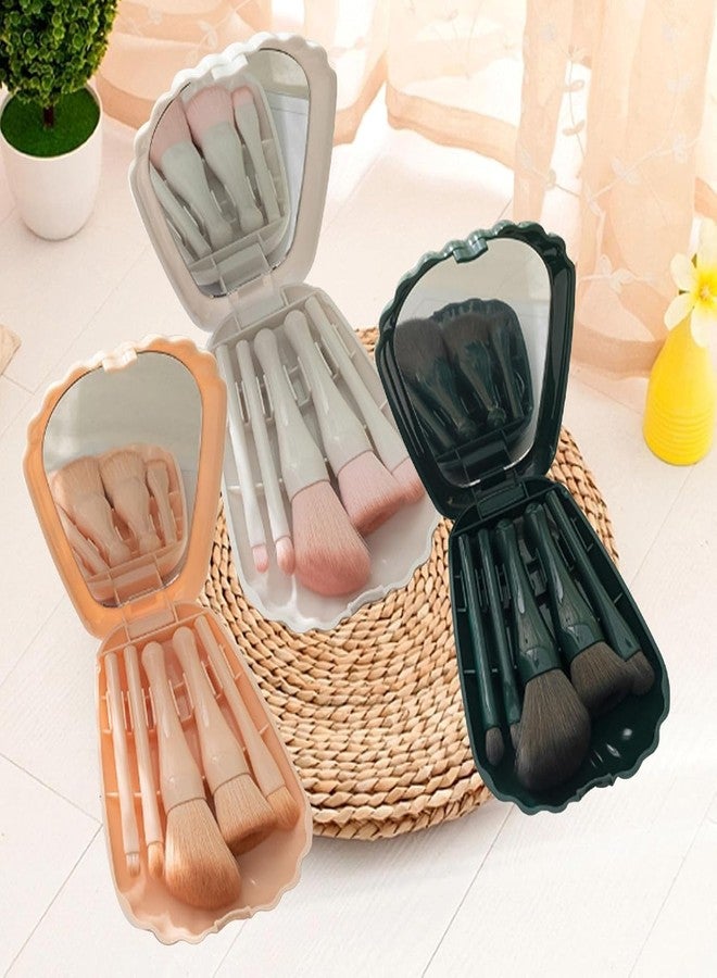 Prosopyare 5-in-1 Mini Makeup Brush Set for Face & Eyes | Travel-Friendly Cosmetic Kit for Foundation, Blush, Eyeshadow & Powder | Compact & Portable Beauty Tool for Women & Girls (multicolor) - Image 1