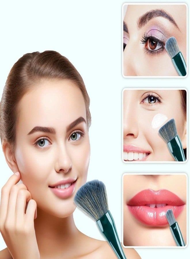 Prosopyare 5-in-1 Mini Makeup Brush Set for Face & Eyes | Travel-Friendly Cosmetic Kit for Foundation, Blush, Eyeshadow & Powder | Compact & Portable Beauty Tool for Women & Girls (multicolor) - Image 4