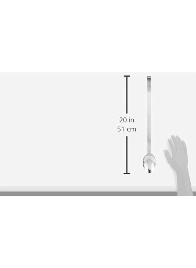 NIBEMINENT Stainless Steel Basting Spoon Silver 52centimeter - Image 5