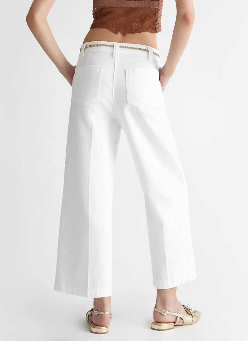 Liu Jo Cropped straight-leg trousers