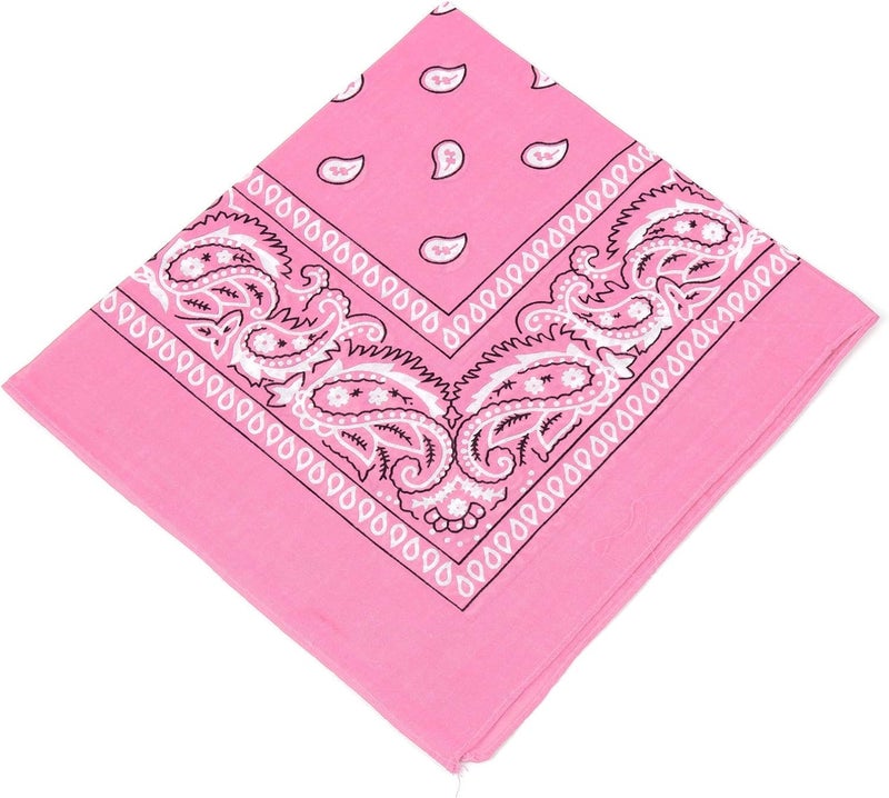 Boolavard 1s, 6s, 9s or 12 Pack Cowboy Bandanas Bandana with Original Paisley Pattern - Image 1